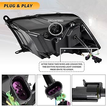 Amazon.com: POKIAUTO Ful LED Headlights for Dodge Ram 1500